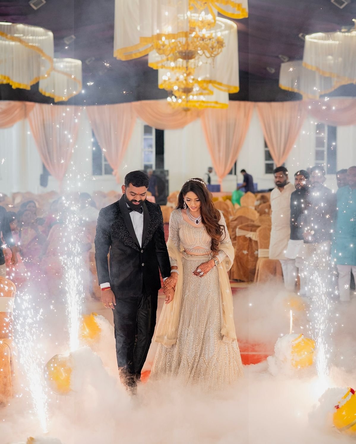 Reception entry decoration